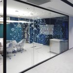 partition wall glass